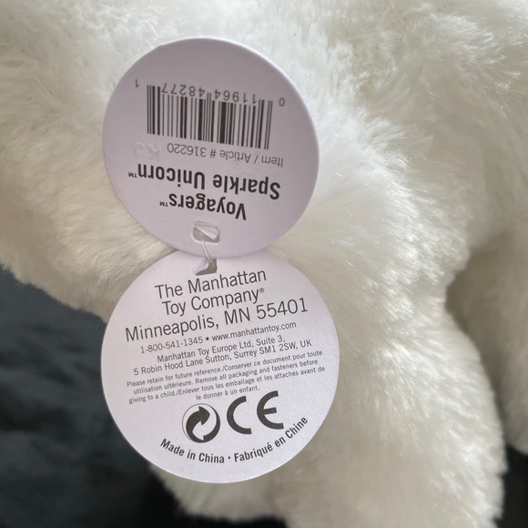 SPARKLES THE UNICORN Plush Stuffed Animal NWT - Picture 5 of 12